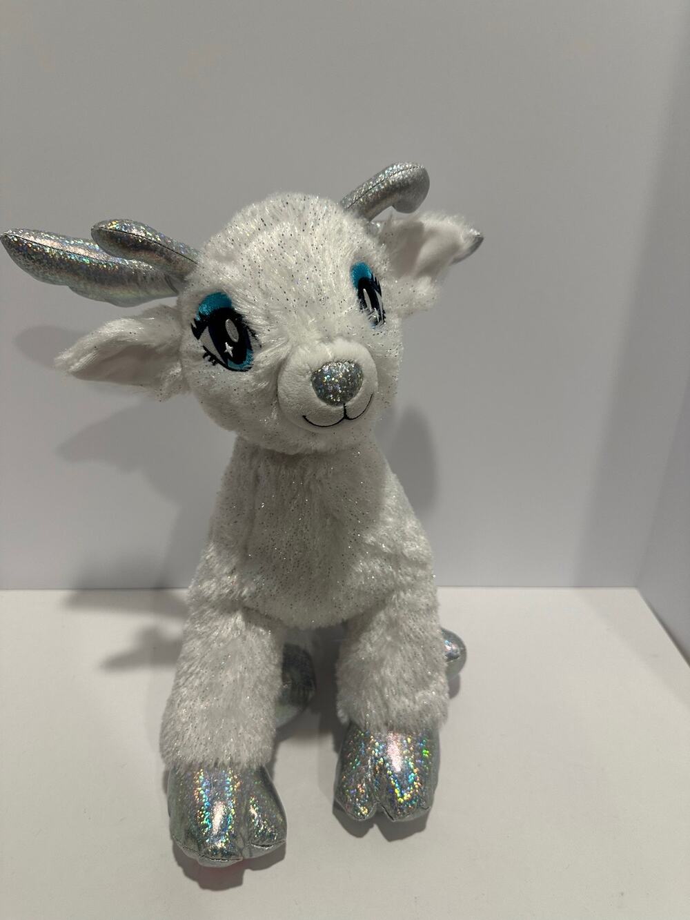 Build a Bear Glisten Snow Reindeer Plush
